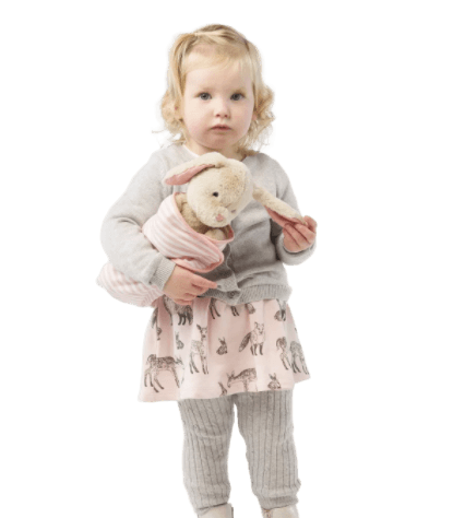 Manhattan Toy Baby Bunny 11" Stuffed Animal with Swaddle Blanket - ANB Baby -nurturing toy