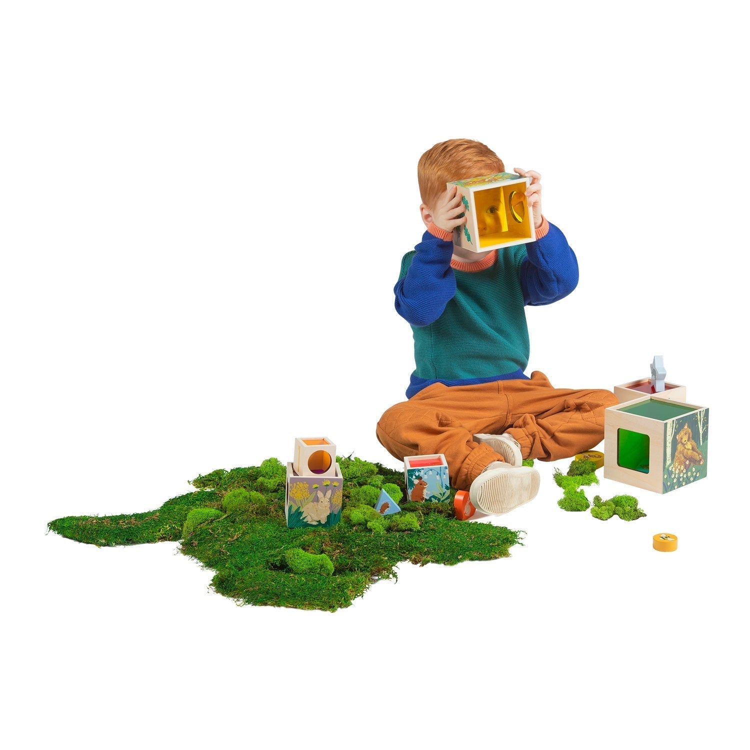Manhattan Toy Enchanted Forest Wooden Stacking Blocks, -- ANB Baby