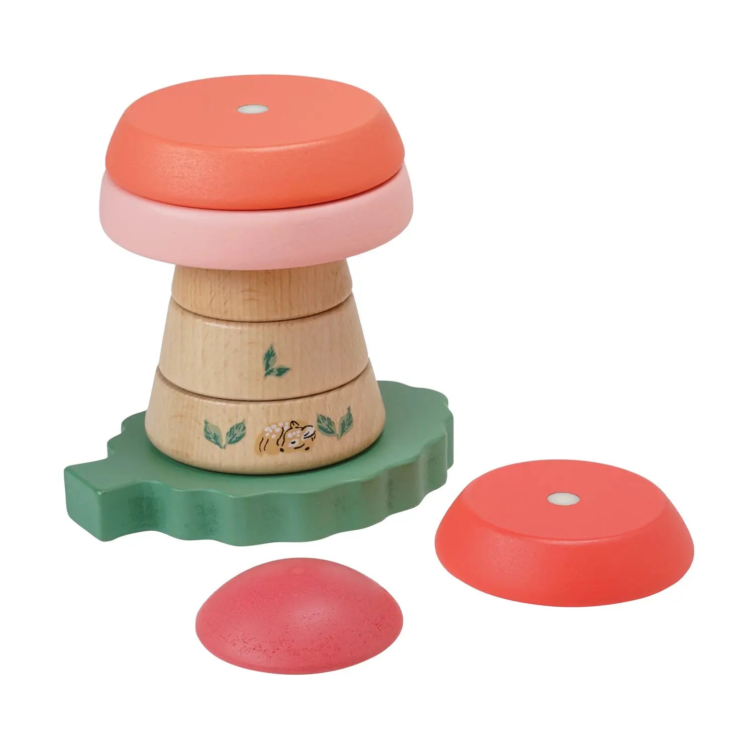 Manhattan Toy Folklore Fun-gi Magnetic Wooden Stacking Toy, -- ANB Baby
