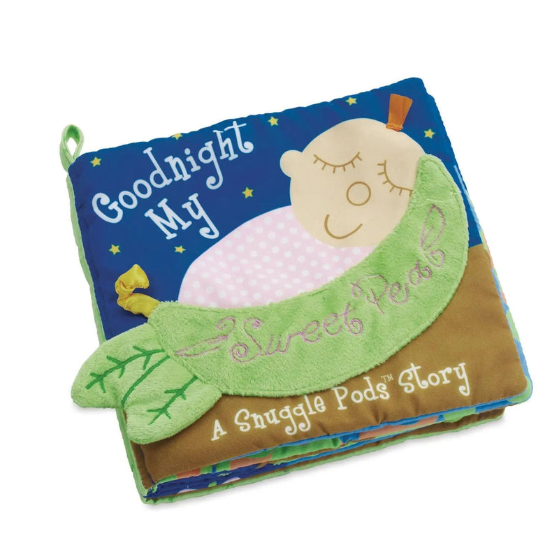Manhattan Toy Snuggle Pods Goodnight My Sweet Pea Soft Sensory Book, -- ANB Baby