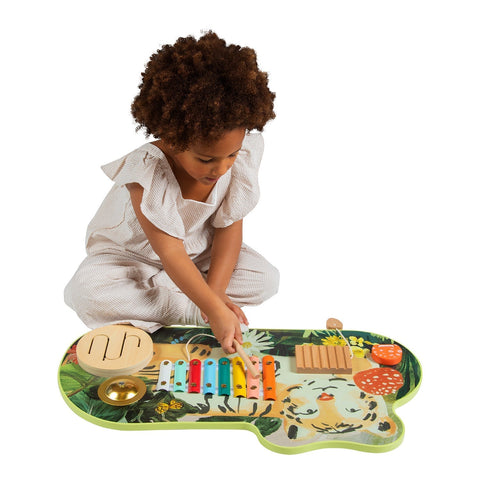 Manhattan Toy Tiger Tunes Wooden Musical Toy, -- ANB Baby