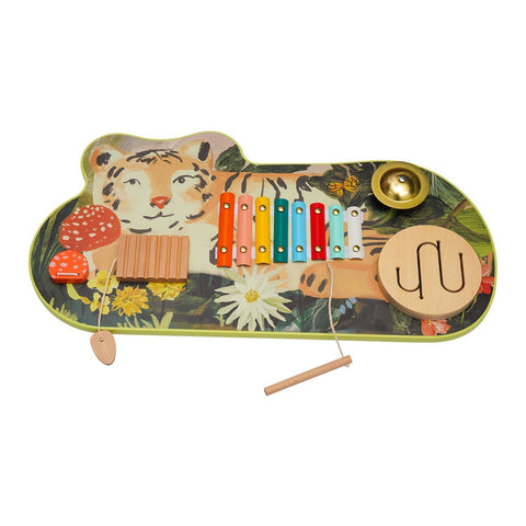 Manhattan Toy Tiger Tunes Wooden Musical Toy, -- ANB Baby