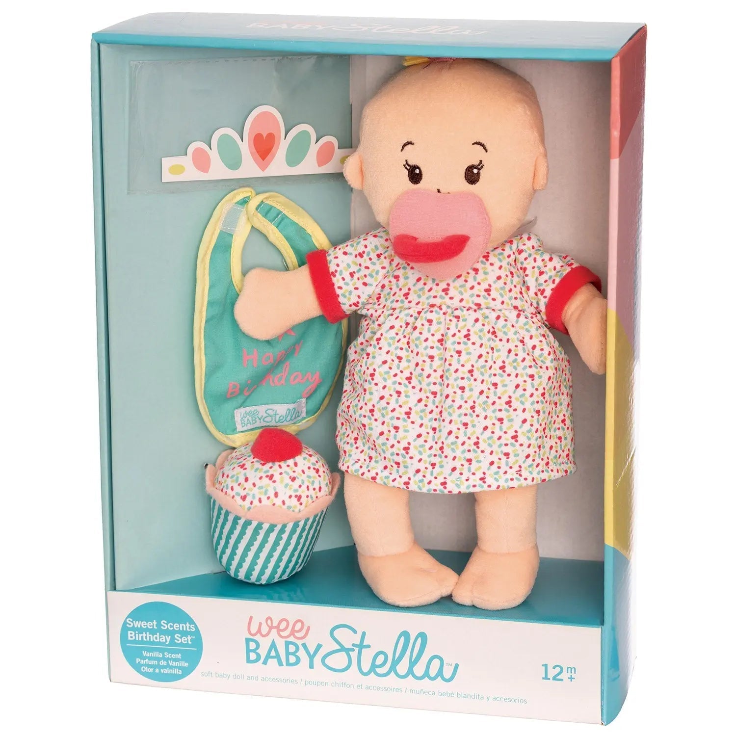 Manhattan Toy Wee Baby Stella Peach Sweet Scents Birthday Set, -- ANB Baby