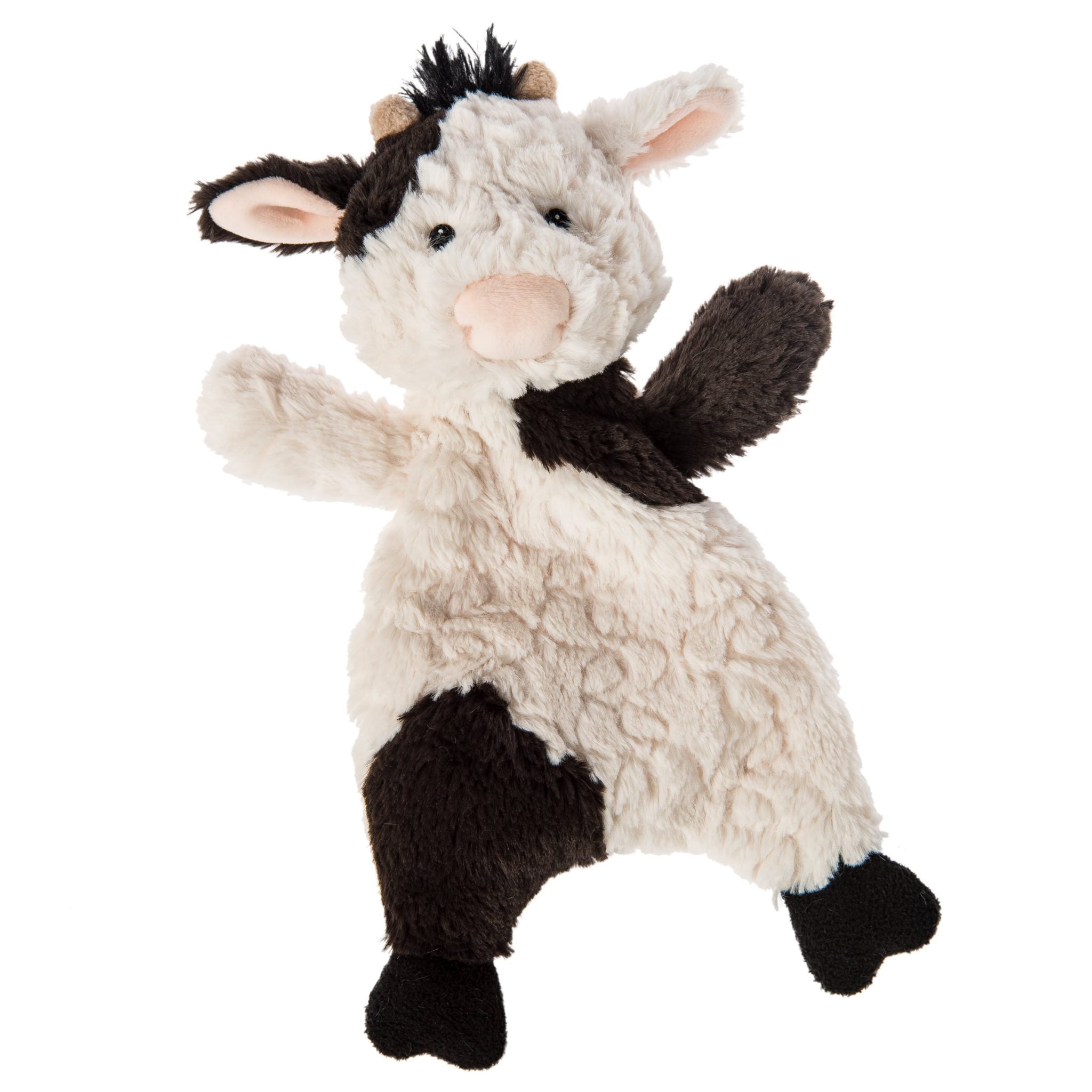 Mary Meyer Putty Nursery Cow Lovey Soft Plush Stuffed Animal Baby Toy - ANB Baby -Black