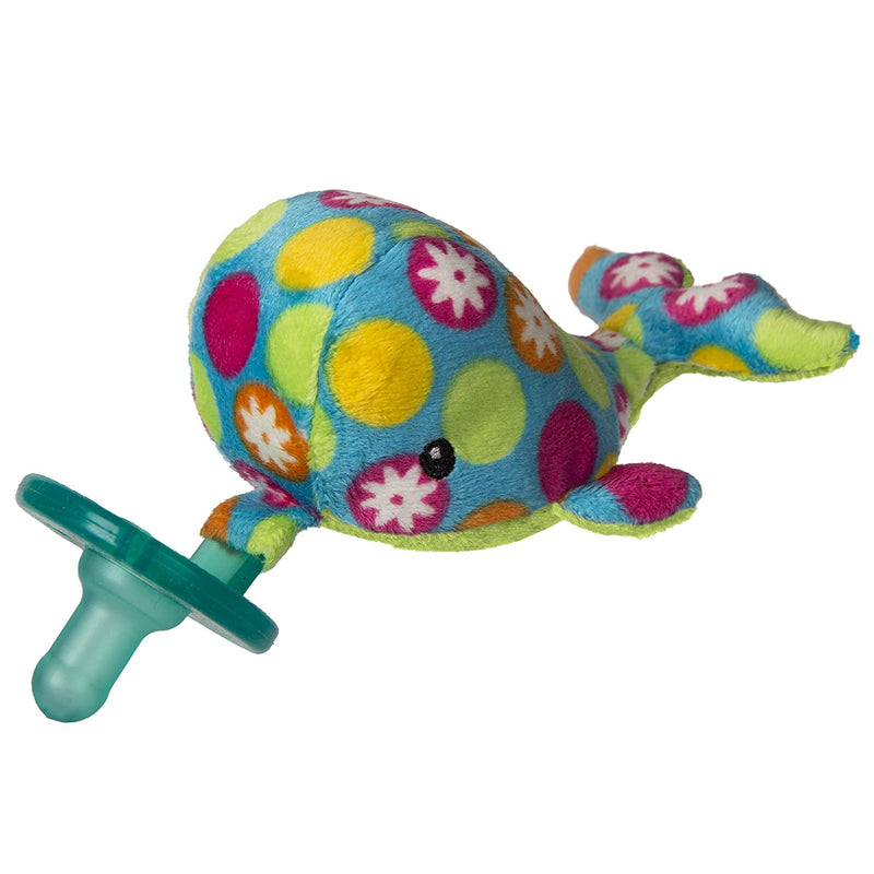 MARY MEYER WubbaNub Soft Toy and Infant Pacifier Bubbly Whale, -- ANB Baby