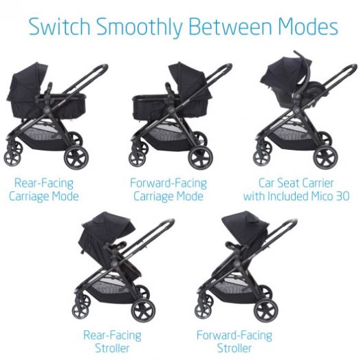 MAXI COSI Zelia 5-in-1 Modular Travel System with Mico 30 (Stroller and Car Seat) - ANB Baby -$300 - $500