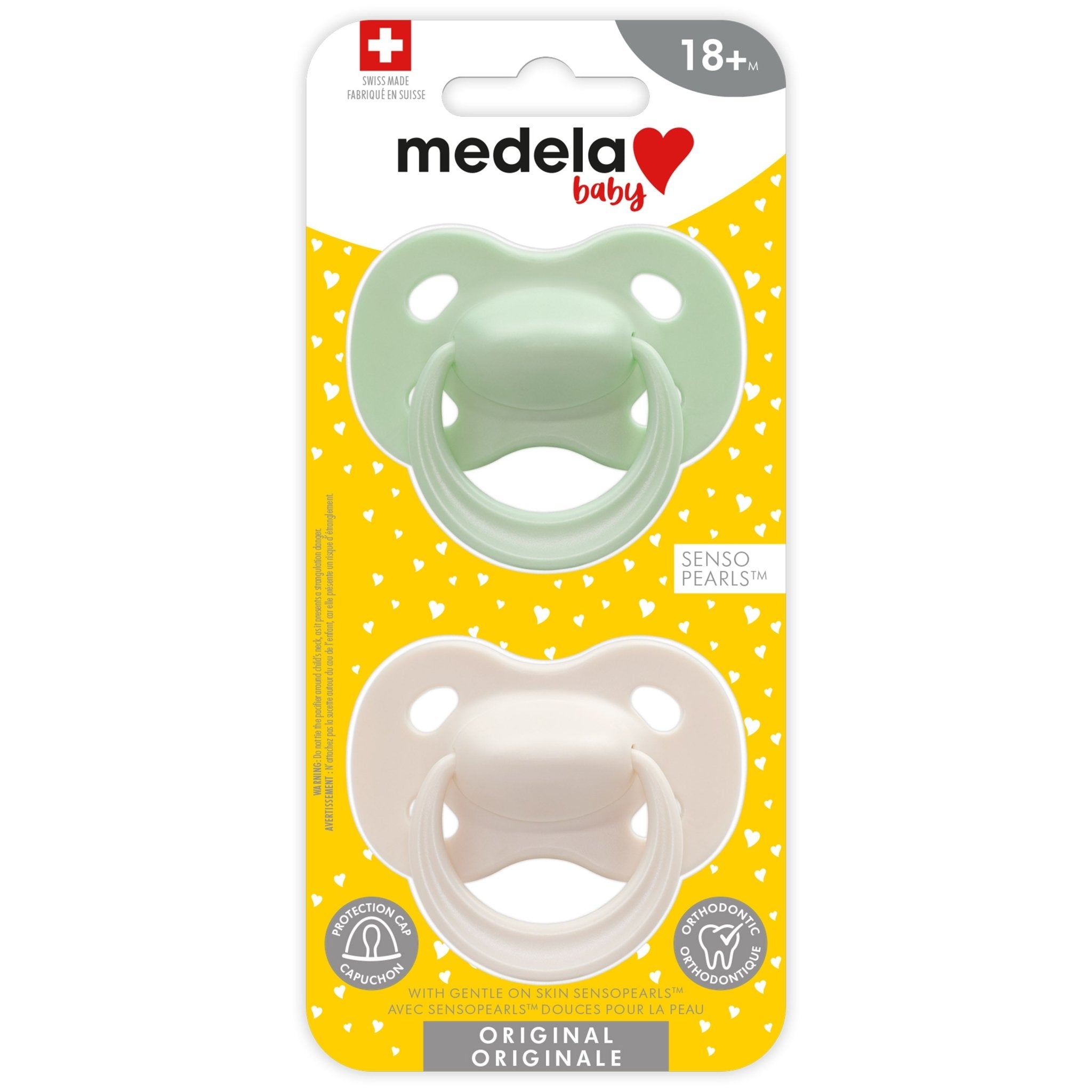 Medela Baby Original Pacifier, Jade/Calm, 2 Pack - ANB Baby -0-18 months pacifiers