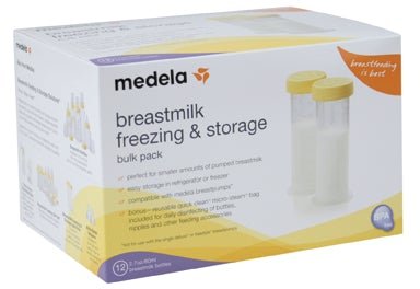 Medela Breastmilk Freezing & Storage Bulk Pack, 80 ml, Pack of 12.