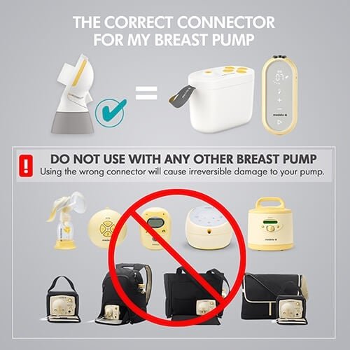 Medela PersonalFit Flex Connectors for Pump In Style MaxFlow and Freestyle Flex - ANB Baby -freestyle flex connectors