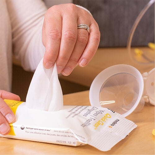 Medela Quick Clean™ Breast Pump Accessory Wipes, -- ANB Baby