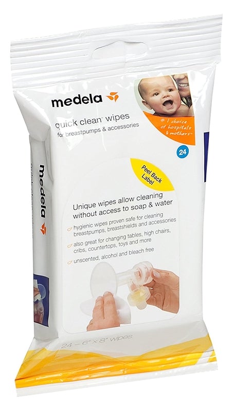 Medela Quick Clean™ Breast Pump Accessory Wipes, -- ANB Baby