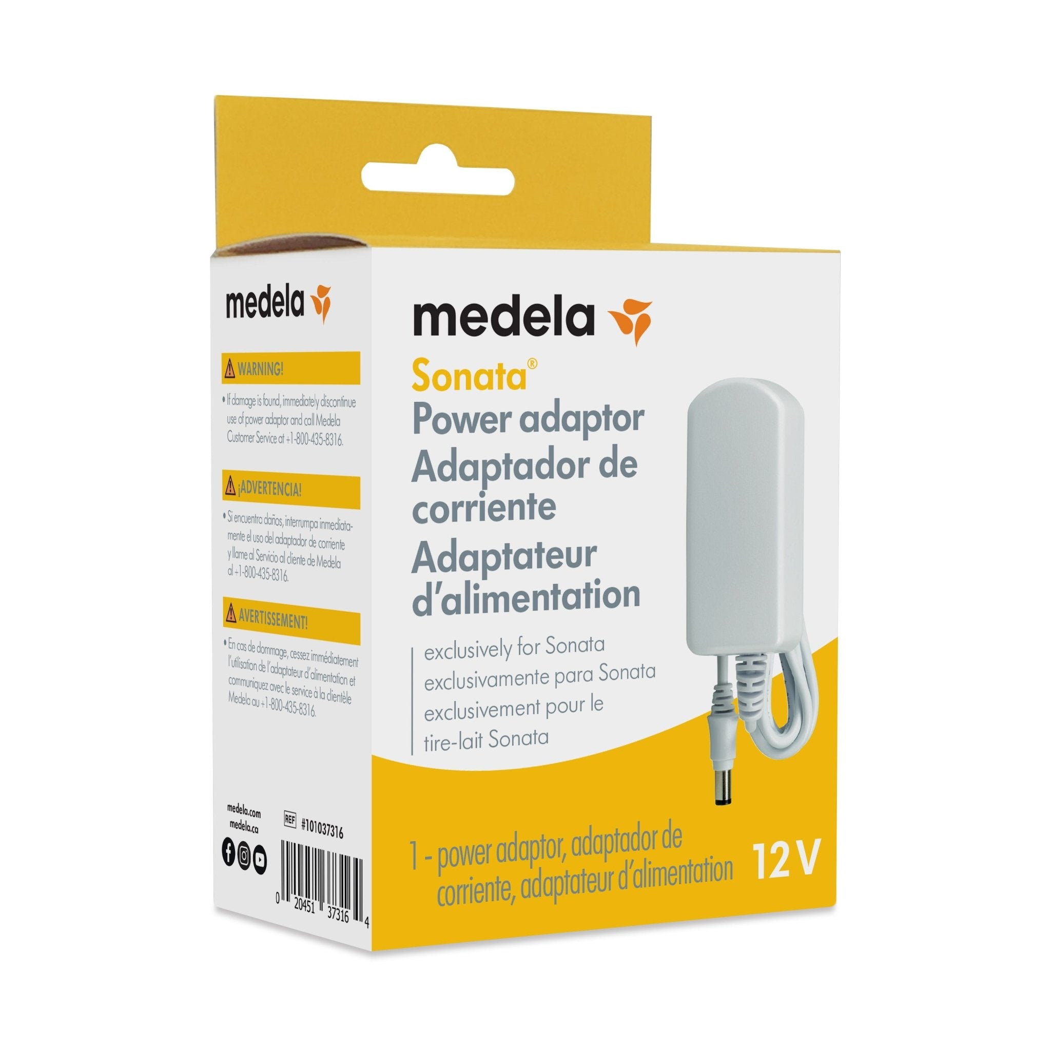Medela Sonata Replacement Power Adapter - ANB Baby -medeal breast pump power adaptor