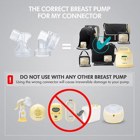 Medela Spare or Replacement PersonalFit Connectors, -- ANB Baby