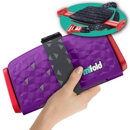 Mifold Comfort Grab-and-Go Portable Backless Car Booster Seat, Royal Purple - ANB Baby -$20 - $50