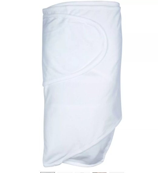 Miracle Blanket Baby Wrap Solid Swaddle - White - ANB Baby -$20 - $50