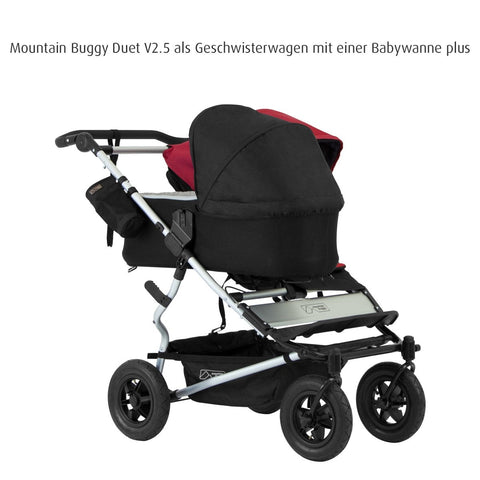 Mountain Buggy Duet Black Carrycot - ANB Baby -bassinet