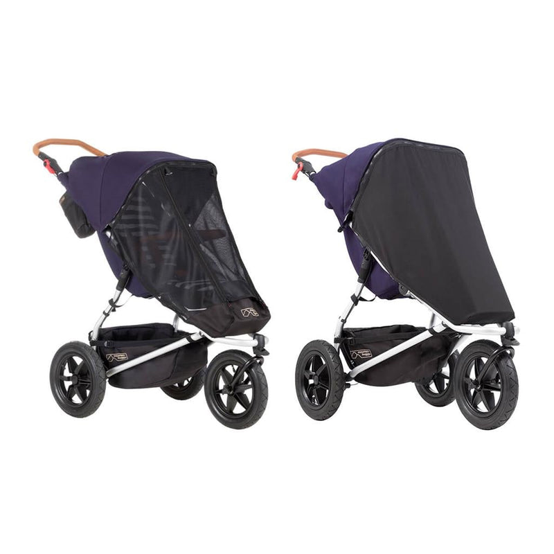 Mountain Buggy V1 Urban Jungle and Terrain 2 in 1 Sun and Blackout Cover, -- ANB Baby