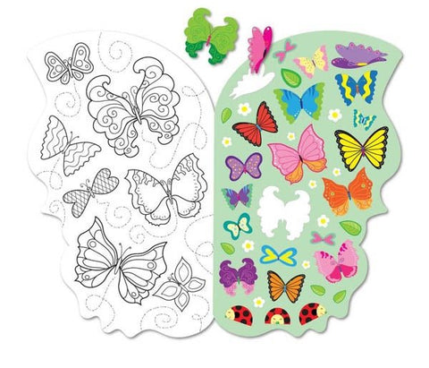 Mrs. Grossman's Butterfly Sticker Activity Book - ANB Baby -Baby Milestone Stickers