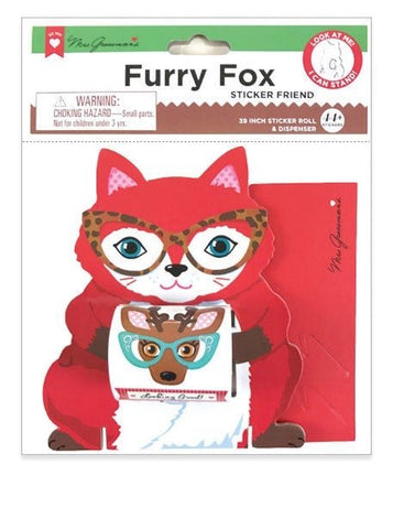 Mrs Grossmans Friends Furry Fox Sticker, -- ANB Baby