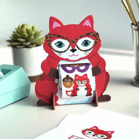 Mrs Grossmans Friends Furry Fox Sticker - ANB Baby -activity toy
