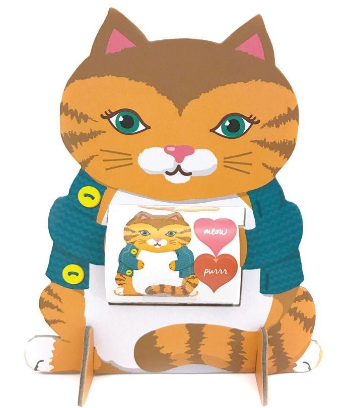 Mrs Grossmans Friends Kitty Cat Sticker - ANB Baby -baby stickers