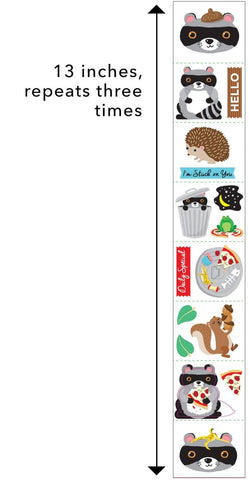 Mrs Grossmans Raccoon Sticker Friend - ANB Baby -activity book