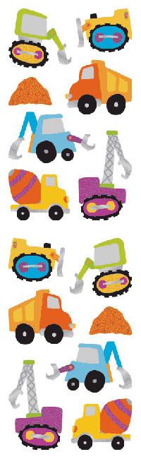 Mrs Grossmans Strip of Chubby Construction Stickers, -- ANB Baby