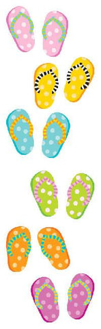 Mrs Grossmans Strip of Flip Flops Stickers - ANB Baby -baby stickers