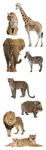 Mrs Grossmans Strip of Photoessence of Wild Animals Stickers - ANB Baby -baby stickers