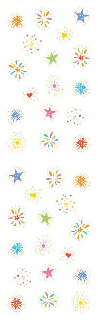 Mrs Grossmans Strip of Sparkle Magical Doodad Stickers - ANB Baby -Baby Milestone Stickers