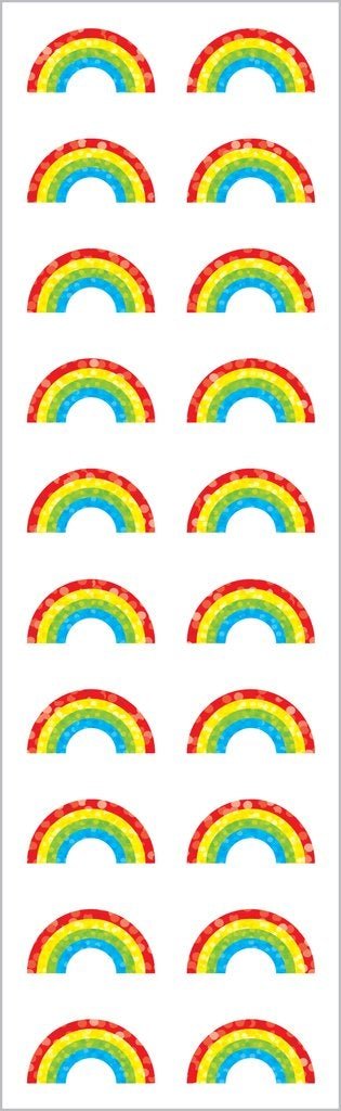 Mrs. Grossman's Strip of Sparkle Rainbow Stickers - ANB Baby -Arts & Crafts