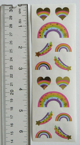 Mrs Grossmans Strip of Starry Rainbows Stickers - ANB Baby -Baby Milestone Stickers