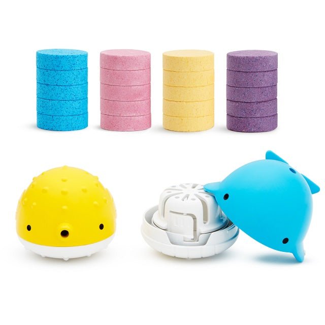 Munchkin Color Buddies Moisturizing Bath Bomb and Dispenser Toy Set - ANB Baby -735282271878bath bombs