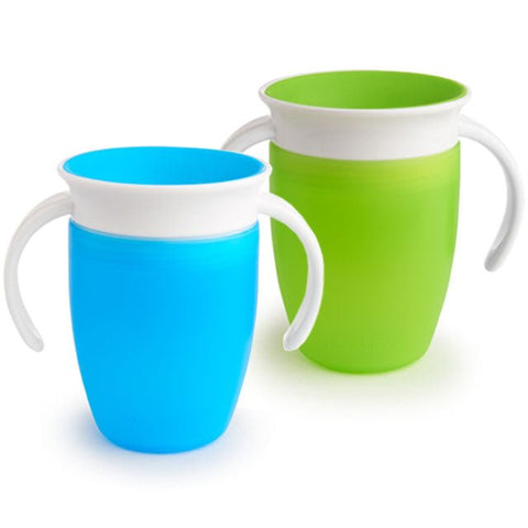 Munchkin Miracle 360° Trainer Cup 7oz., 2 Pack - ANB Baby -1+ years