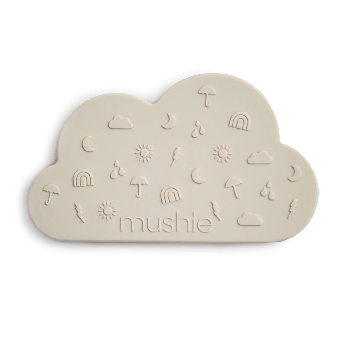 Mushie Cloud Teether, Shifting Sand - ANB Baby -baby teething toy