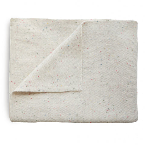 Mushie Knitted Confetti Baby Blanket, Ivory - ANB Baby -810052462257$20 - $50