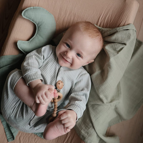 Mushie Moon Lovey Crib Toy - ANB Baby -Baby Blankets