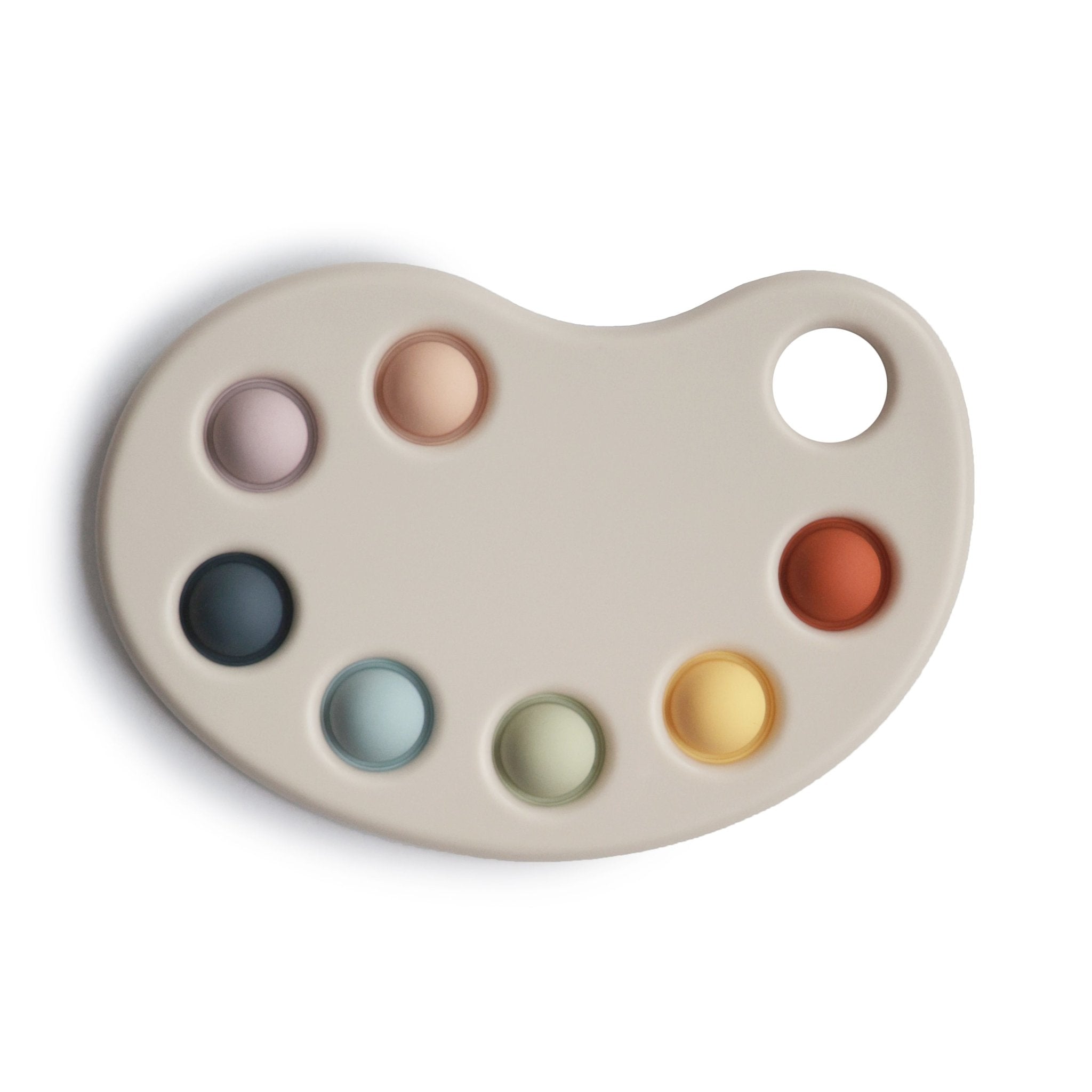 Mushie Paint Palette Press Toy - ANB Baby -8100524660881+ years