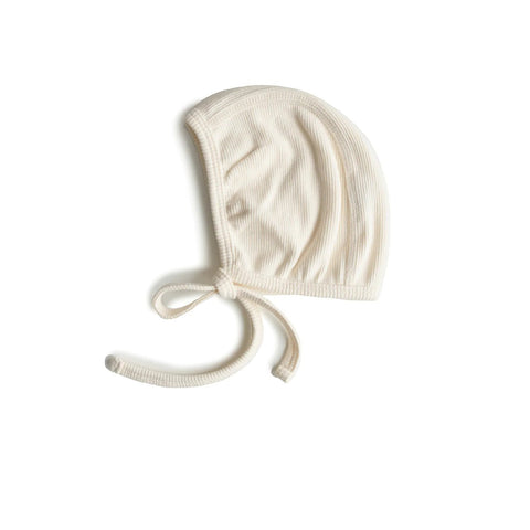 Mushie Ribbed Baby Bonnet - ANB Baby -baby bonnet