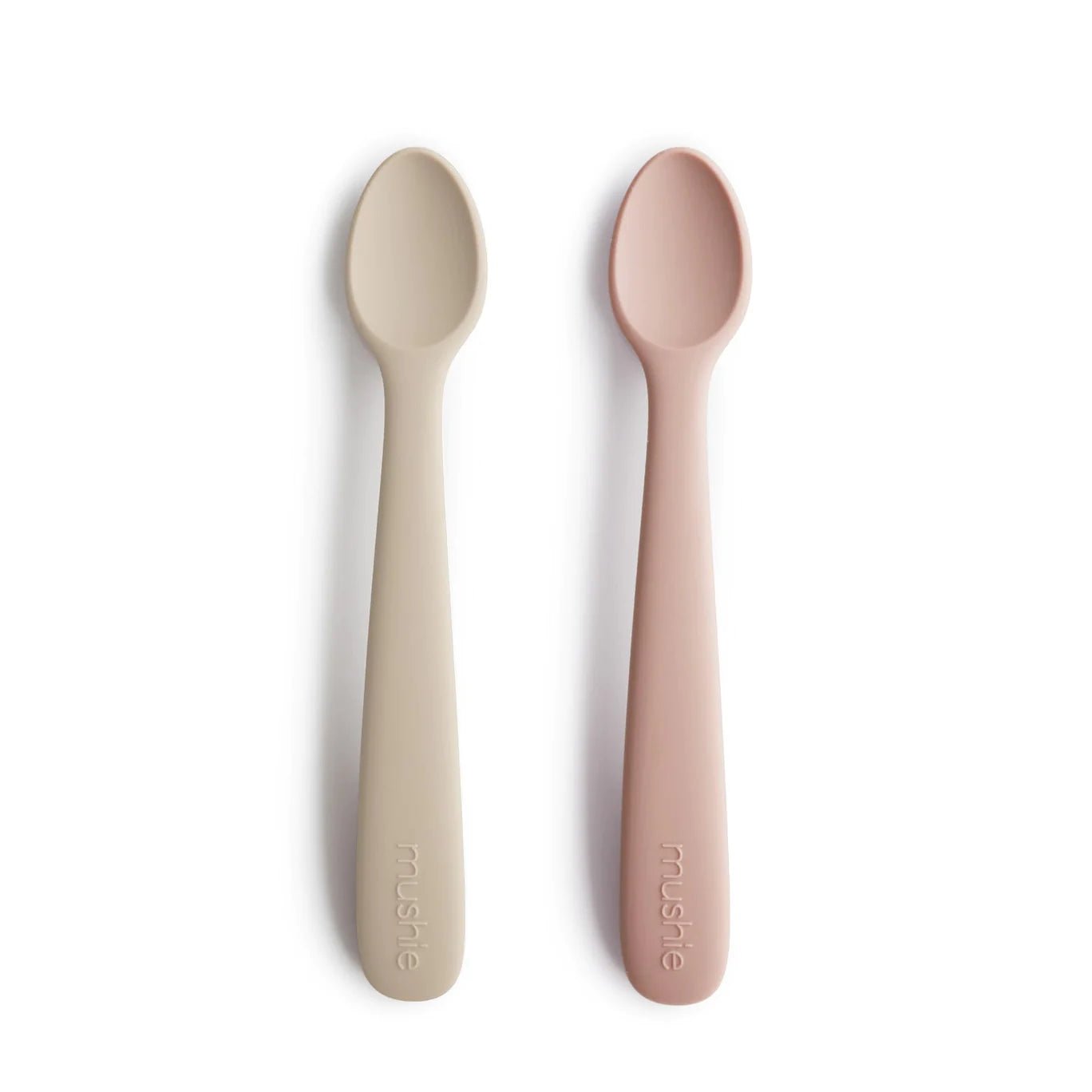 Mushie Silicone Feeding Spoons, 2 Pack - ANB Baby -baby spoons