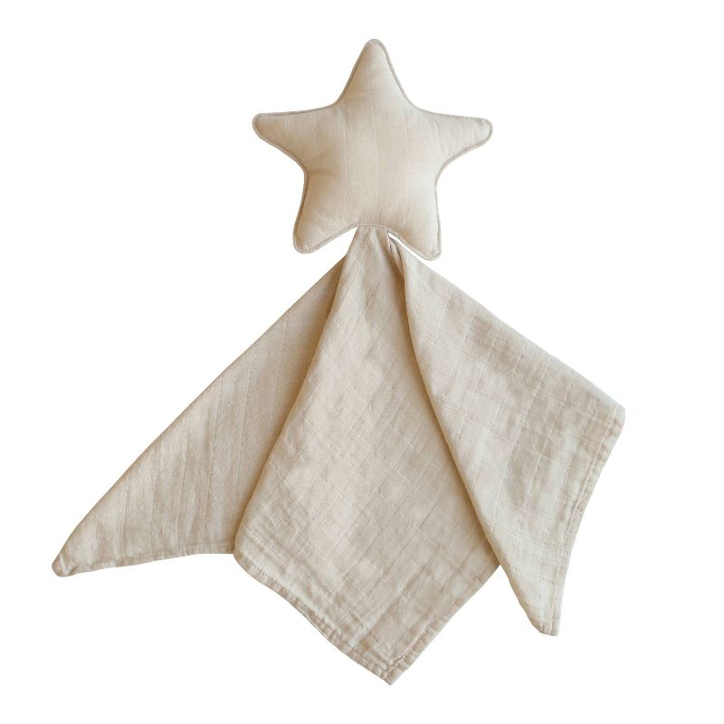 Mushie Star Lovey Crib Toy, Fog - ANB Baby -baby blanket