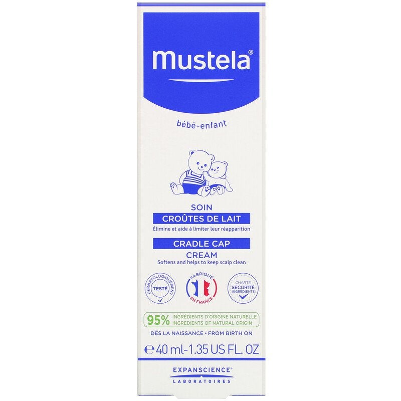 Mustela 1.35 Oz Cradle Cap Cream - ANB Baby -baby bath lotion