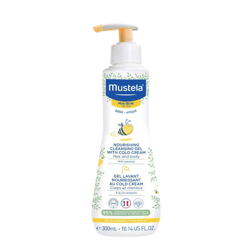 Mustela Nourishing Cleansing Gel with Cold Cream 300 ml, -- ANB Baby