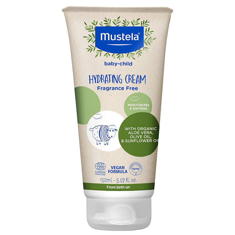 Mustela Organic Hydrating Cream with Olive Oil and Aloe 150 ml, -- ANB Baby