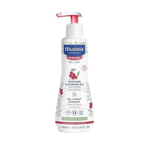 Mustela Soothing Cleansing Gel 10.14 Oz - ANB Baby -3504105029937baby shampoo