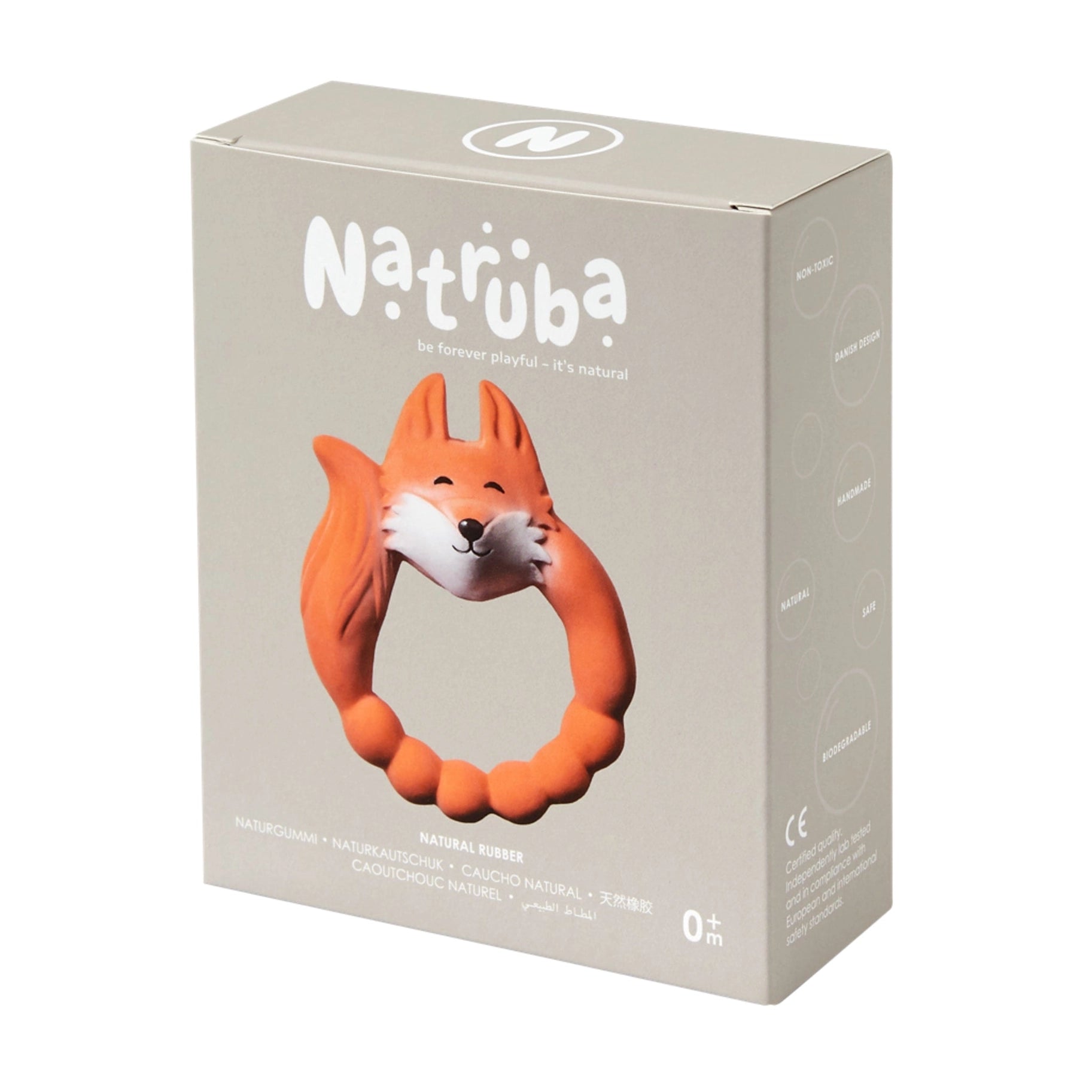 Natruba Fox Teether, Orange - ANB Baby -$20 - $50