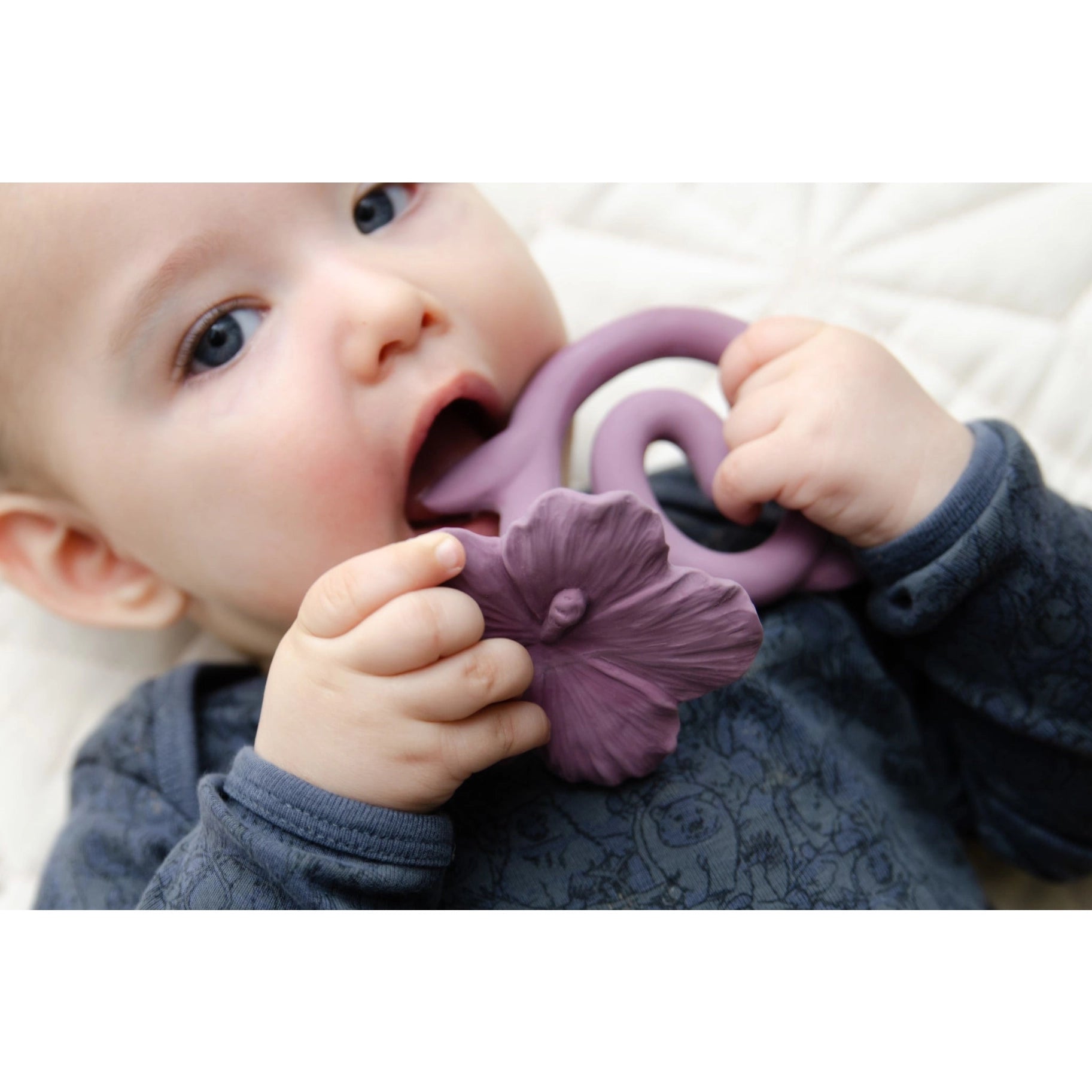 Natruba Hawaii Flower Teether, Purple - ANB Baby -$20 - $50