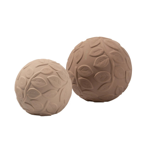 Natruba Rubber Leaf Sensory Ball Set - ANB Baby -bath toy