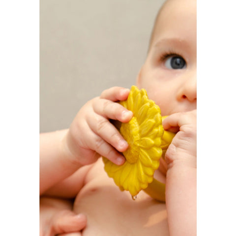 Natruba Sunflower Teether, Yellow, -- ANB Baby