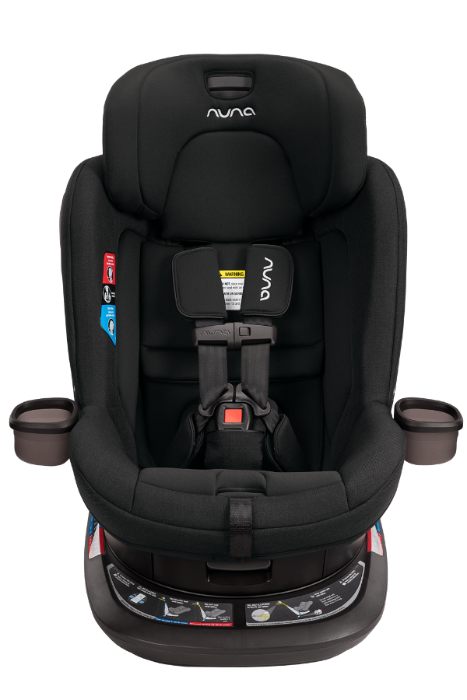 Nuna REVV Rotating Convertible Car Seat with Cupholder, Caviar - ANB Baby 